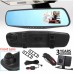 Vehicle Blackbox DVR Car Rear View Mirror with full 1080p HD Recording